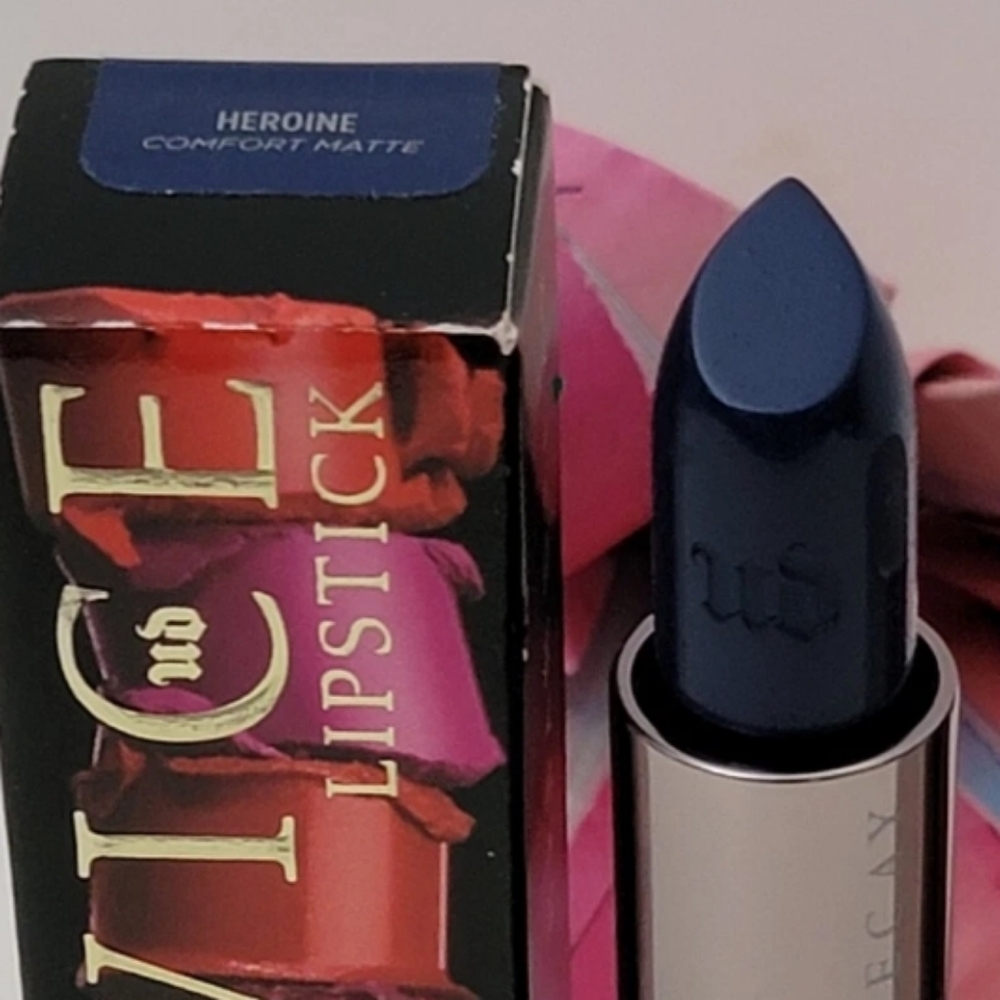 URBAN DECAY VICE LIPSTICK 0.11 oz /3.4 g HEROINE (Comfort Matte)FULL SIZE RARE